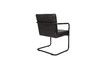 Miniature Stitched armchair in black 8