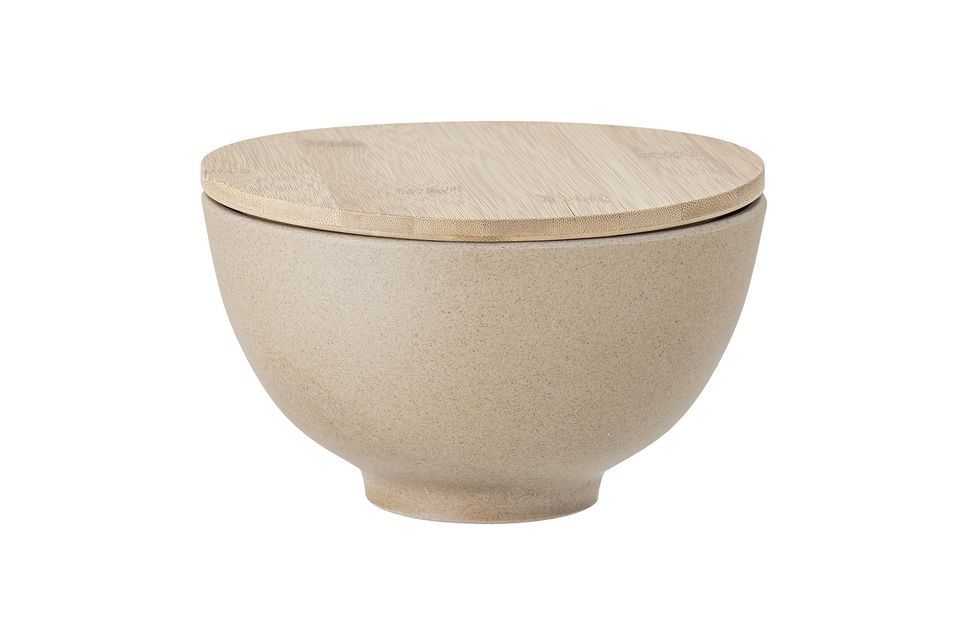 Stoneware Bowl with Lid Lee Bloomingville