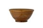 Miniature Stoneware brown bowl Lynett Clipped