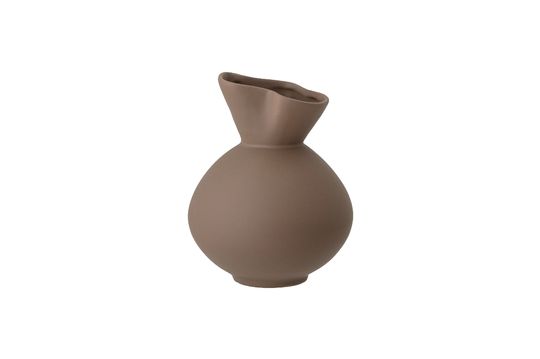 Stoneware brown vase Nicita Clipped