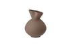 Miniature Stoneware brown vase Nicita 1