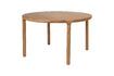 Miniature Storm beige round wooden table D128 1