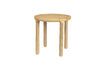 Miniature Storm beige wooden side table 1