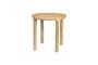 Miniature Storm beige wooden side table Clipped