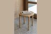 Miniature Storm beige wooden side table 5