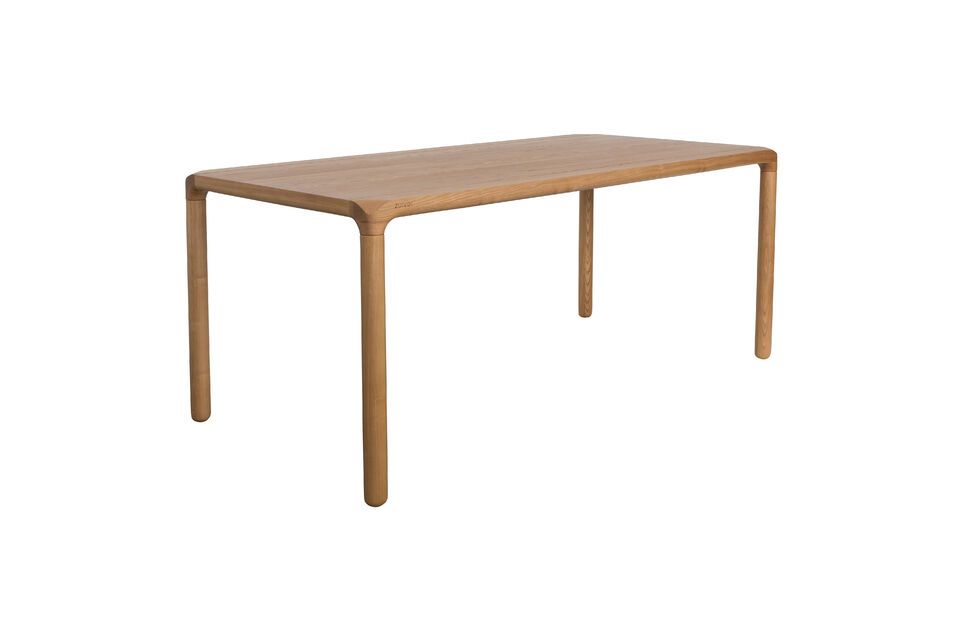 Storm beige wooden table160X90 - 8