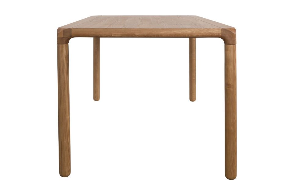 Storm beige wooden table160X90 - 9