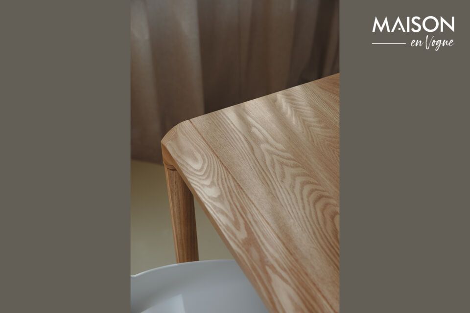 Storm beige wooden table160X90 - 6
