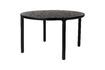 Miniature Storm black wooden round table D128 1