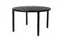 Miniature Storm black wooden round table D128 Clipped
