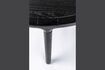 Miniature Storm black wooden round table D128 6