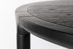 Miniature Storm black wooden round table D128 8
