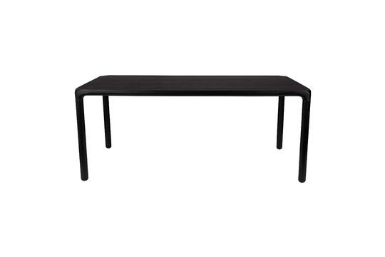 Storm black wooden table 180X90 Clipped