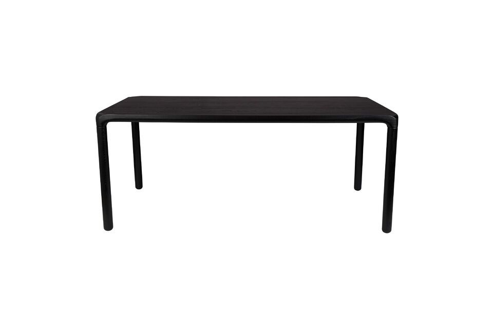 Storm black wooden table 180X90 - 7