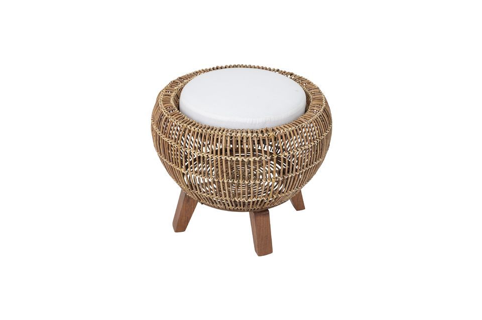 The Sue rattan stool from Bloomingville never ceases to amaze with its chic look