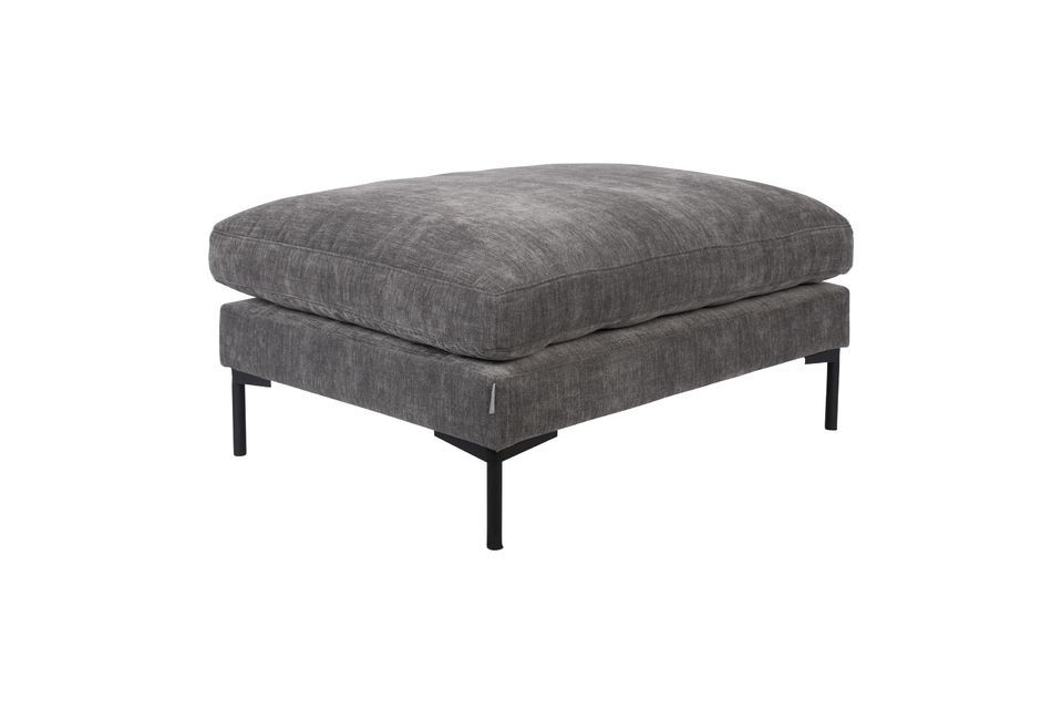Summer Anthracite Pouf Zuiver