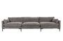 Miniature Summer Sofa 4,5-seater anthracite Clipped