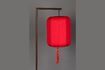 Miniature Suoni Red Floor Lamp 8