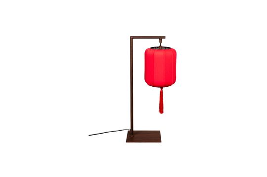 Suoni Red Table Lamp Clipped