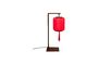 Miniature Suoni Red Table Lamp Clipped