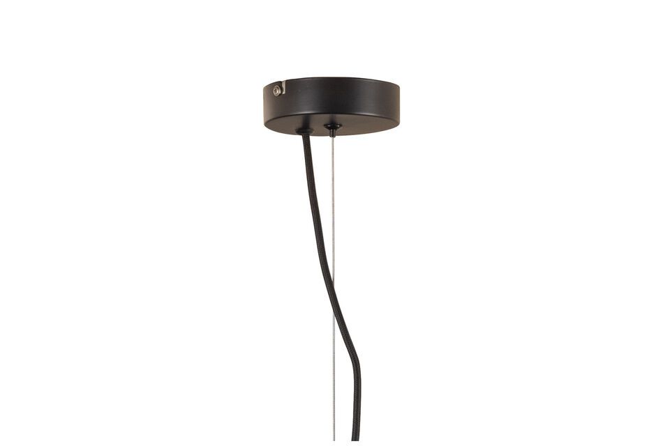 The Arie black suspension lamp can illuminate any room in the house