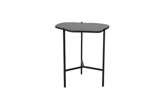 Svea black marble side table