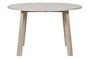 Miniature Sydney white oak extendable table Clipped