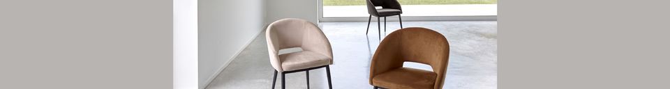 Material Details Syrah Caramel Chair