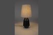 Miniature Table lamp in black aluminium Aysa 1