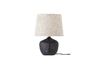 Miniature Table lamp in black terracotta Matheo 1