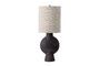 Miniature Table lamp in terracotta Sergio Clipped