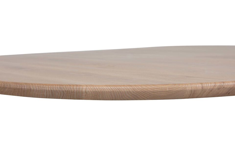 Table top 130 x 130 in beige oak Tablo - 5