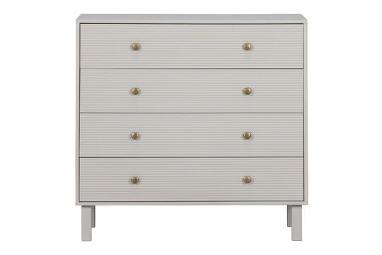 Tablo light grey pine chest of drawers Clipped