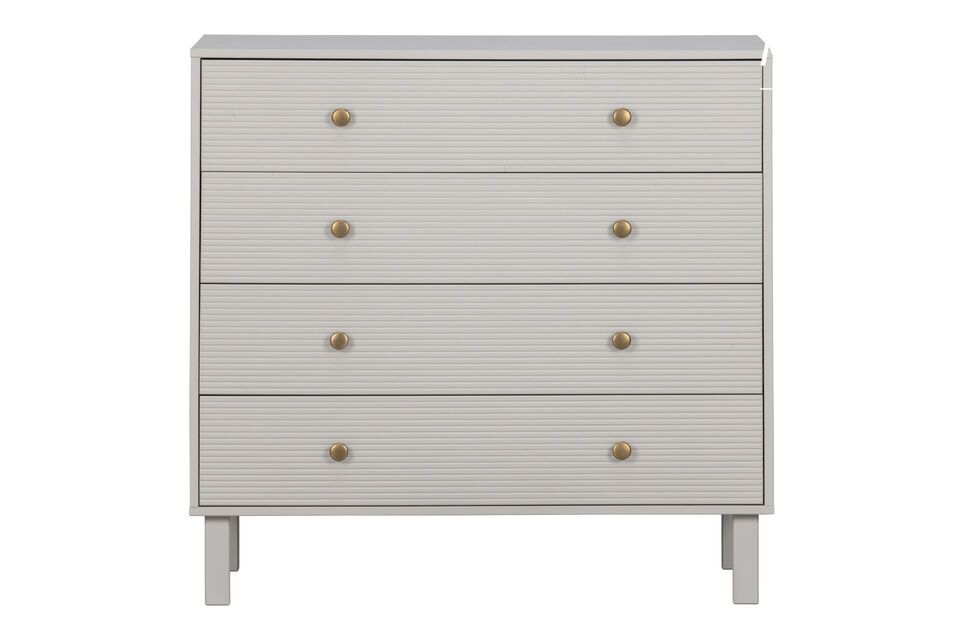 Tablo light grey pine chest of drawers Woood