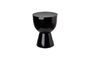 Miniature Tam Tam black polyester side table Clipped