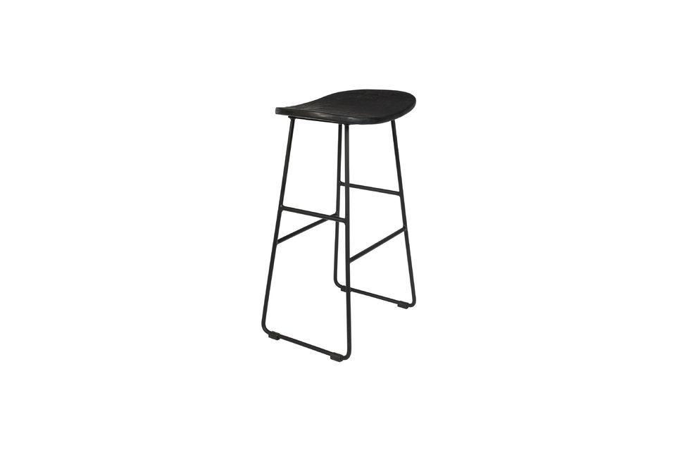 Tangle Counter Stool Black White Label