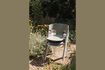 Miniature Taupe plastic garden chair Horizon 1