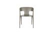 Miniature Taupe plastic garden chair Horizon 3