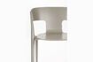 Miniature Taupe plastic garden chair Horizon 9