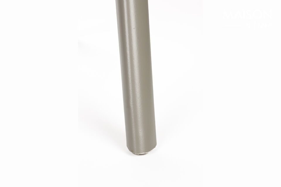 Taupe plastic garden chair Horizon - 8