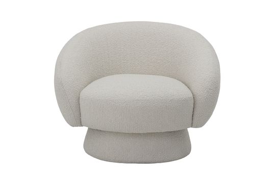 Ted white armchair Clipped