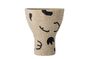 Miniature Terracotta decorative vase Nans Clipped