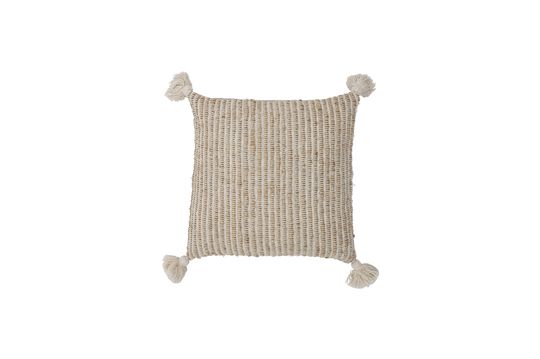 Textured cotton cushion Penny Clipped