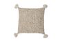 Miniature Textured cotton cushion Penny Clipped