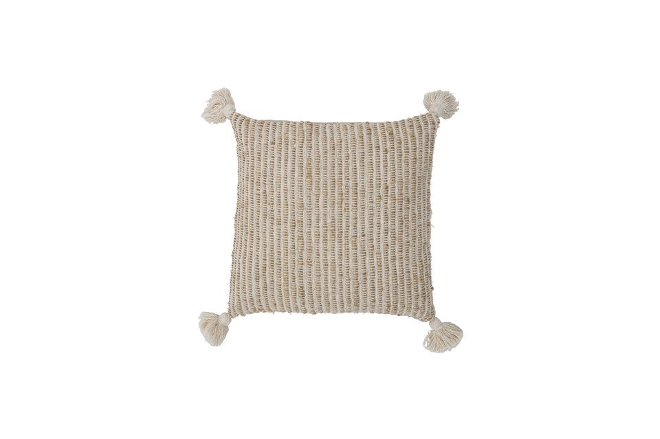 Textured cotton cushion Penny Bloomingville