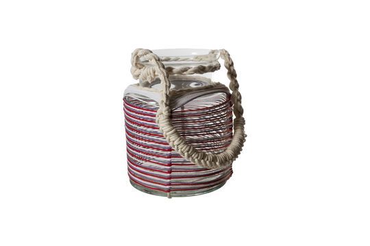 Thieux lantern with coloured cotton threads Clipped