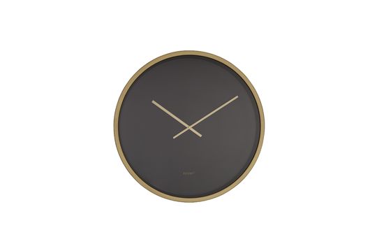 Time Bandit Clock black and brass Clipped