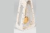 Miniature Time terrazzo pendulum clock white 9