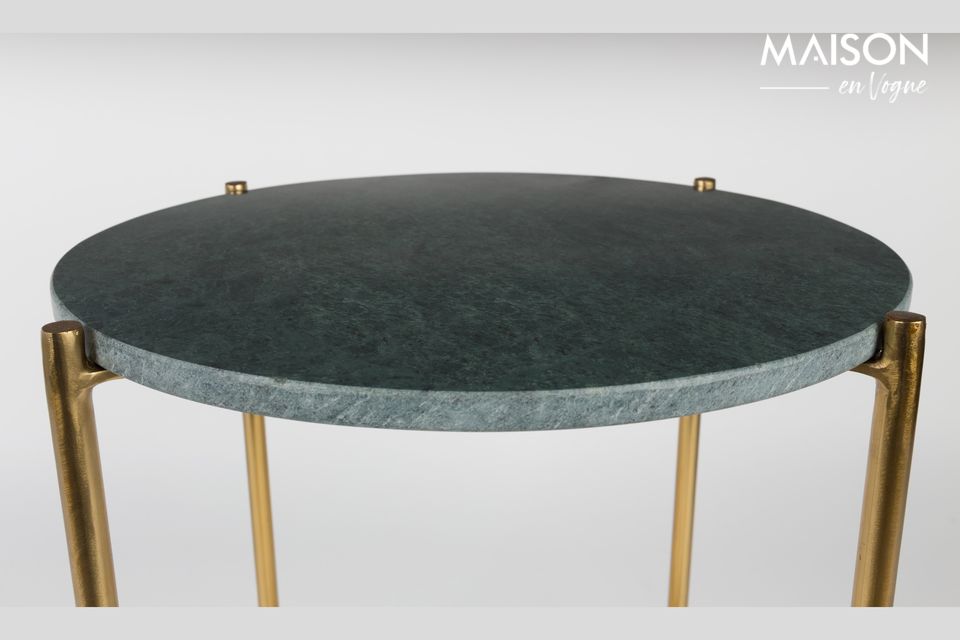 The nobility and elegance of a small marble table