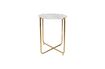 Miniature Timpa white marble side table 8